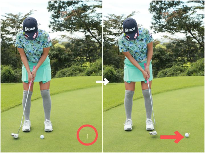 カップじゃなくて“アレ”を狙う！ショートパットの精度を上げる方法