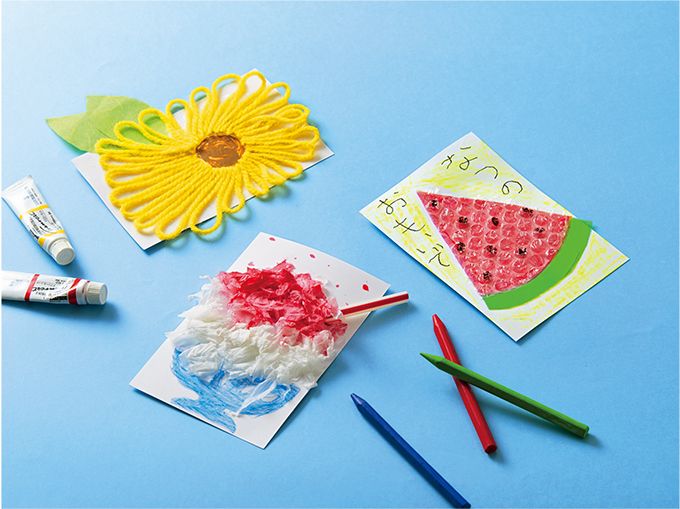 立体的なはがきで贈る。飛び出す「暑中見舞い」の作り方【最新号からちょっと見せ】の画像1