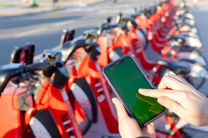 シェアサイクルのイメージ