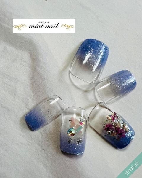 mint nailが投稿したネイルデザイン [photoid:I0127813] via Itnail Design (735452)
