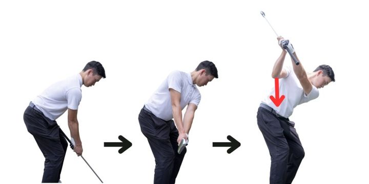 グリップを短く握るだけ！正しいスイングの形が身につく練習法