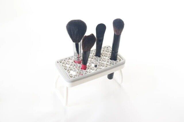 メイクブラシ スタンド グレー