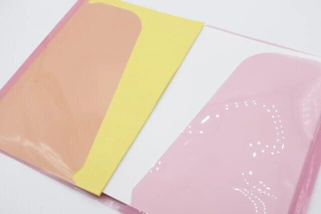 見開きクリアホルダー使用例