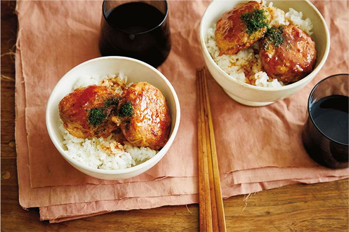 保存した「冷凍ささがきごぼう」でアレンジ！ ごぼうのシャキシャキ食感がクセになる「鶏とごぼうのつくね丼」の画像2