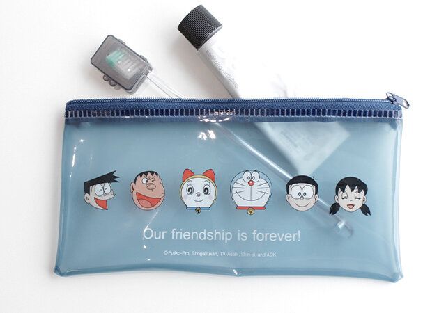 ダイソー ドラえもん ポーチ 歯磨きセット