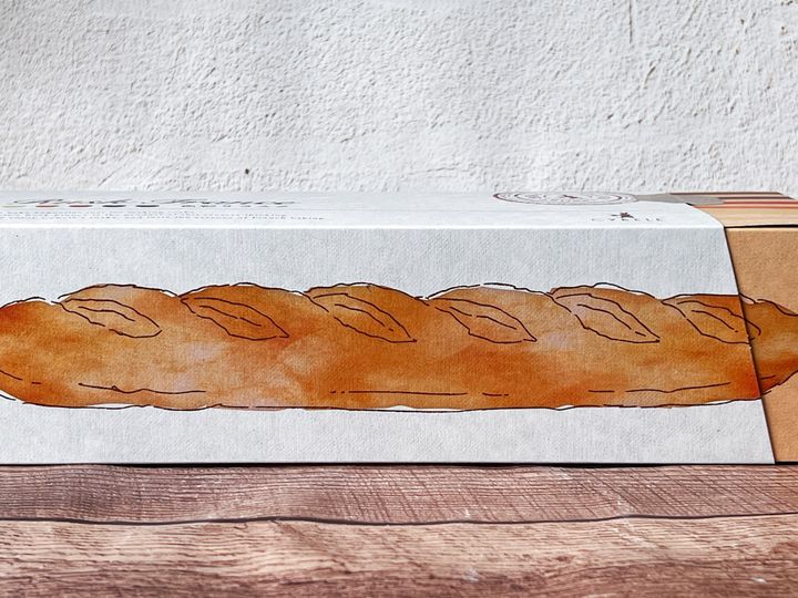 パッケージに描かれたフランスパン