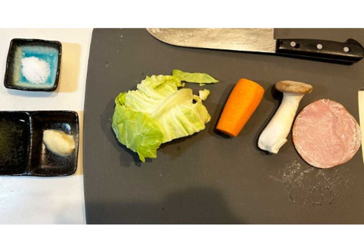 お酒のアテになる「余り野菜のアーリオ・オーリオ」材料