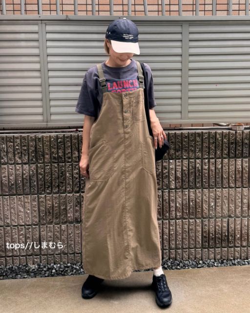 7DNワークジャンスカ120を着たコーデ