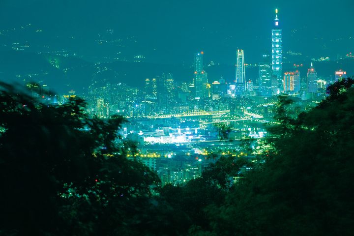 台北〈碧山露營場〉からの景色