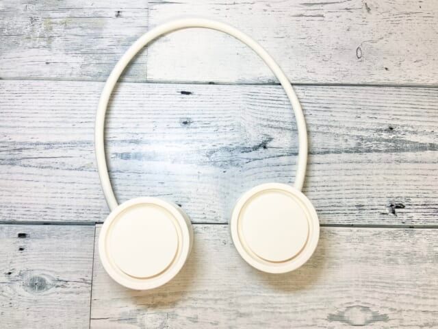 3COINS コンパクトになるロールネックファン 使用時のサイズ