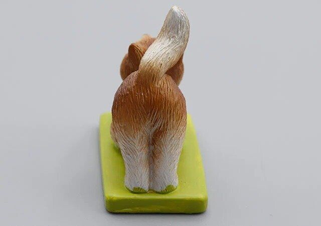 ダイソー レジン置物 犬 後ろ姿