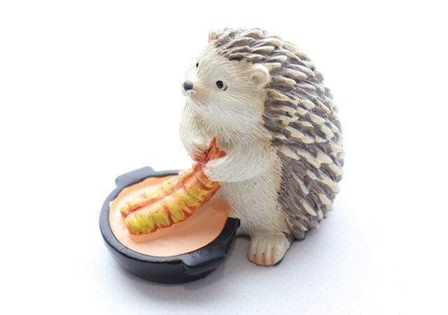 ダイソー レジン置物 ハリネズミ 天ぷら