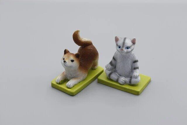 ダイソー レジン置物 犬 猫