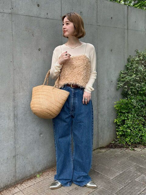 シアートップスのコーデ2