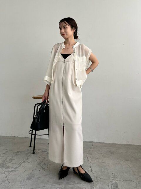 シアートップスのコーデ1