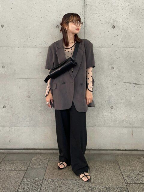 シアートップスのコーデ4