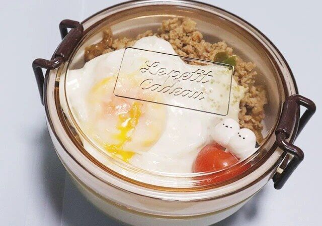 ラウンドランチボックス 590ml DULL使用例2