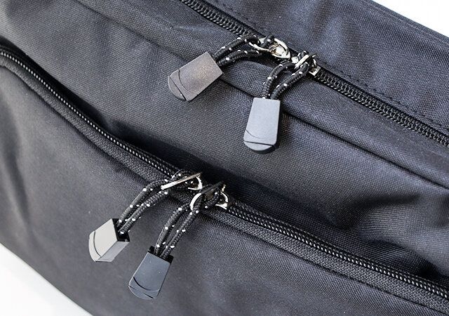 スタディオクリップ付録黒ショルダーバッグレビューダブルジップ