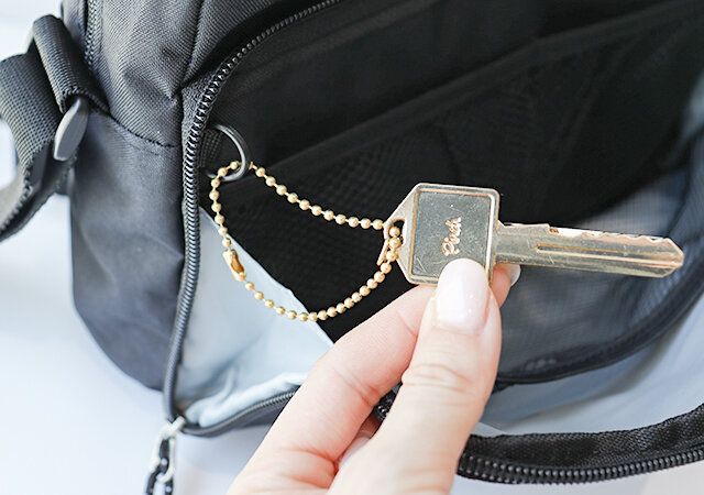 スタディオクリップ付録黒ショルダーバッグレビューDカン付き