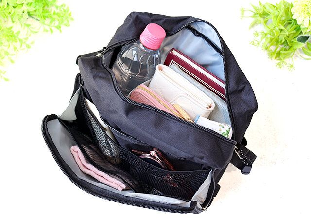 スタディオクリップ付録黒ショルダーバッグレビュー収納力