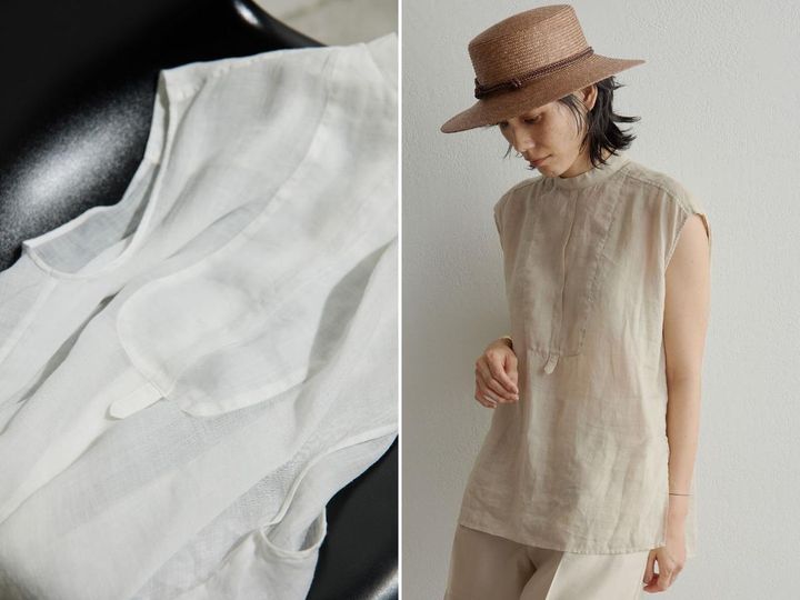 画像: 「ラミーフレンチシャツ」￥18,700 出典：ウィム ガゼット