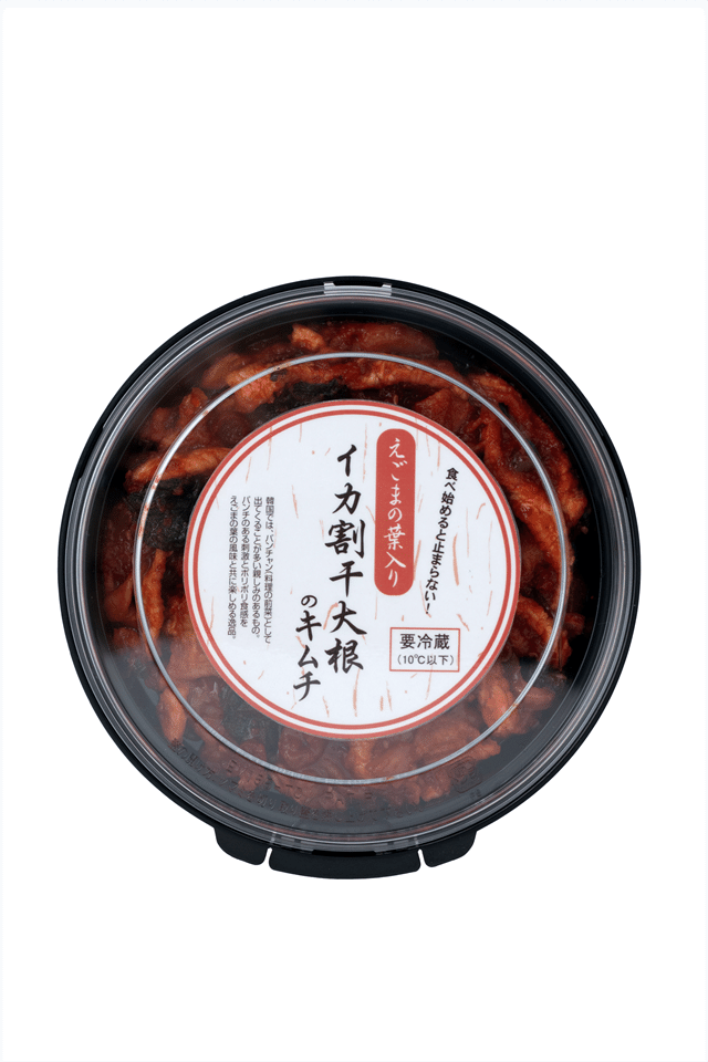 沈菜館 えごまの葉入りイカ割干大根のキムチ