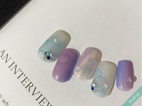 Sleepが投稿したネイルデザイン [photoid:I0115232] via Itnail Design (736114)