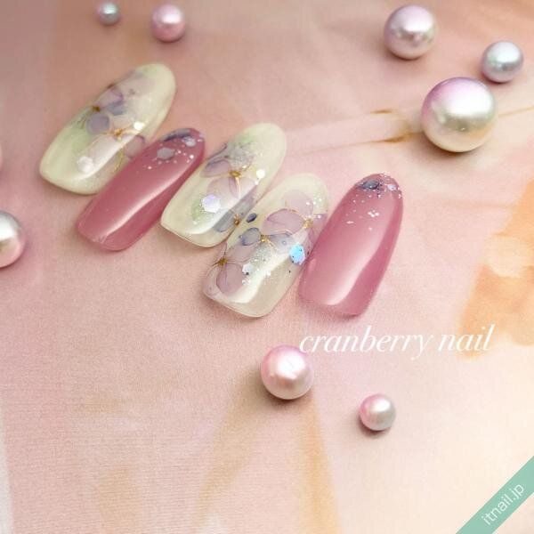 cranberry nailが投稿したネイルデザイン [photoid:I0113051] via Itnail Design (736117)