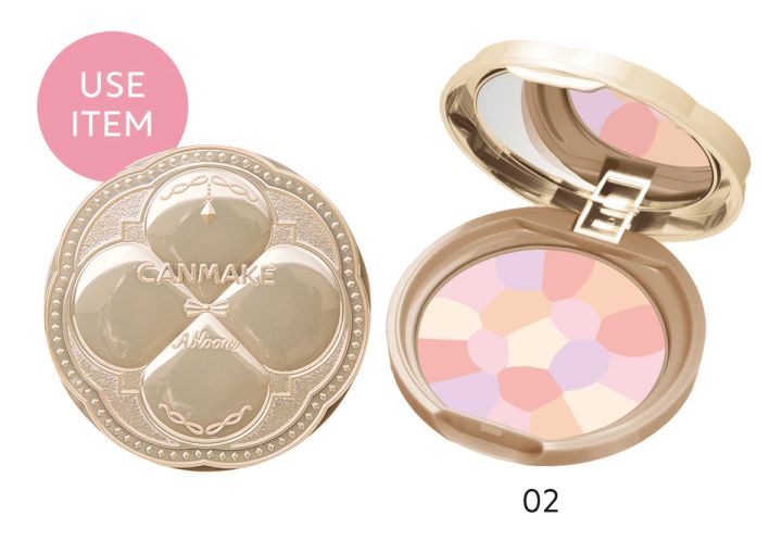 キャンメイク マシュマロフィニッシュパウダー 〜Abloom〜 02 サクラクチュール SPF19・PA++ ￥1034／井田ラボラトリーズ