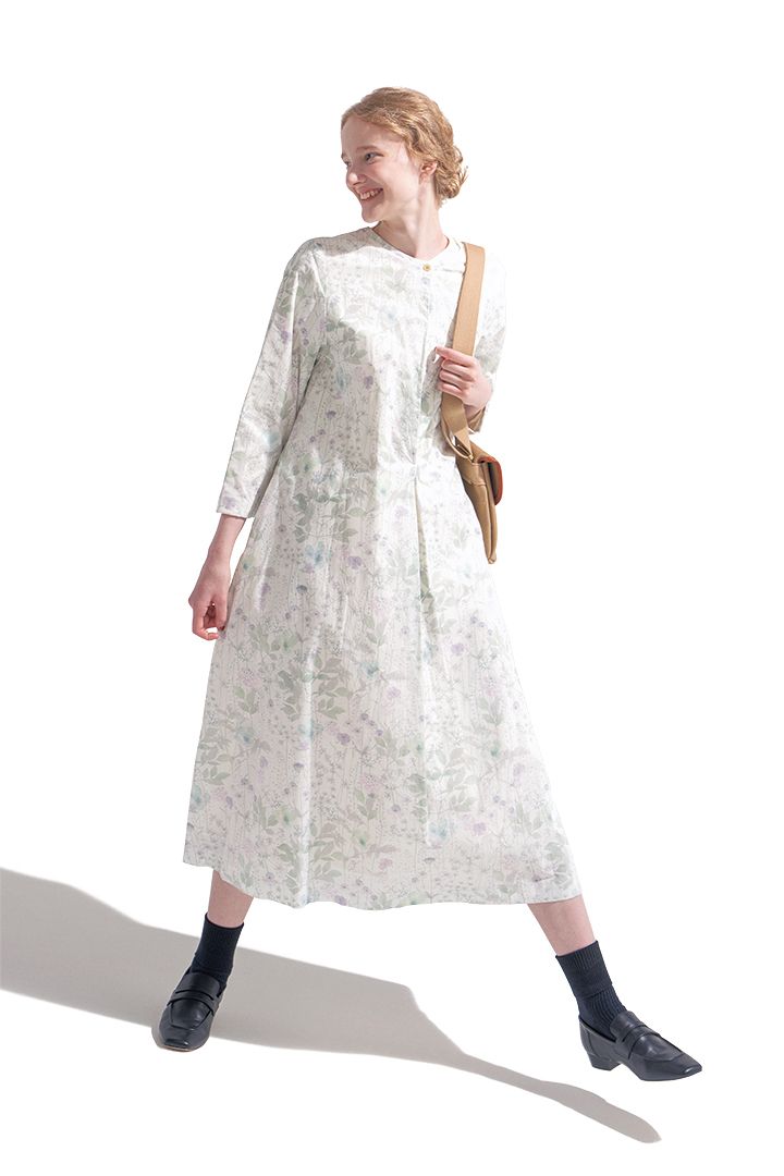 夏のコーデは1枚でキマる！おしゃれでかわいい柄物ワンピースコーデ7選