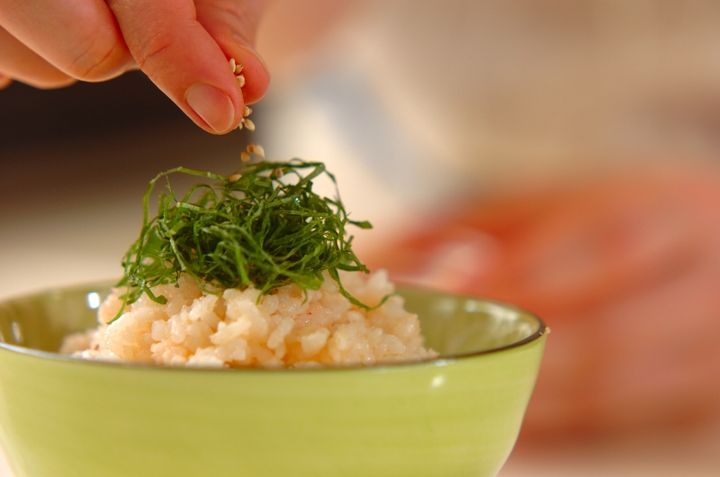 明太子ご飯の作り方2