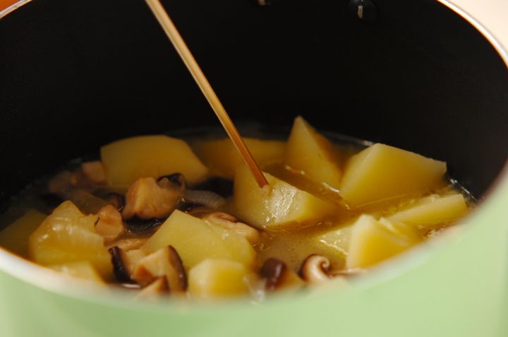 シイタケのポタージュの作り方2