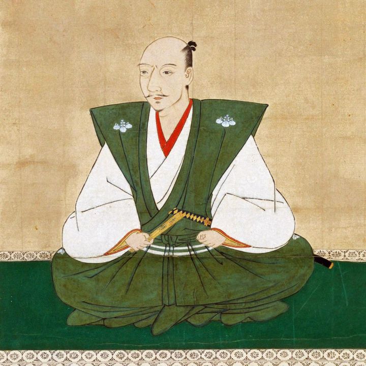 狩野元秀「織田信長像」（東京大学史料編纂所所蔵）を改変