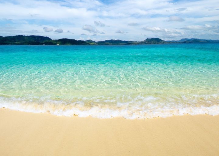 13150227 - beautiful beach and tropical sea