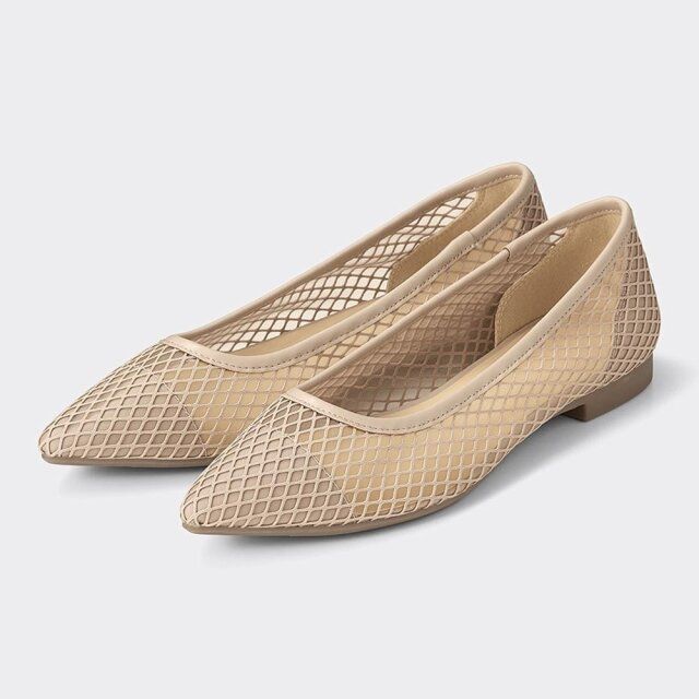 GU チュールフラットシューズ