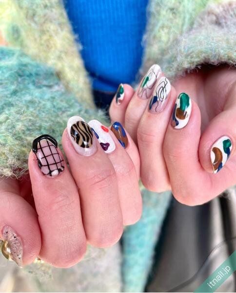 MILKが投稿したネイルデザイン [photoid:I0106963] via Itnail Design (736232)