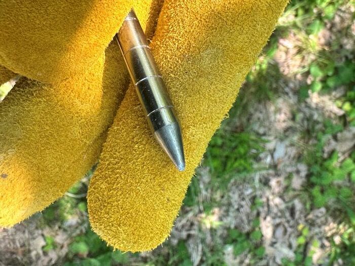 チタン合金ペグの先端の様子