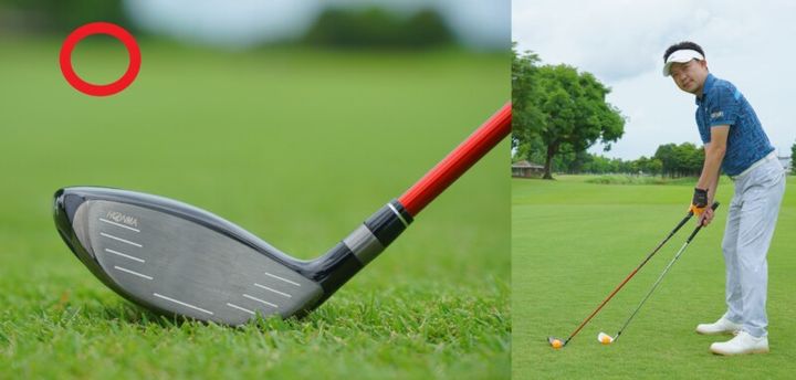 FWの正しいヘッドの構え方は？「ソールはトゥ側を…」人気コーチが解説