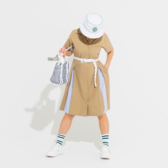 どうコーデする!? アレンジで人と差がつく！ モードなゴルフワンピース