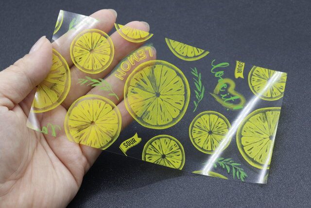 セリア 銀イオン抗菌シートレモン柄 大きめサイズ 24枚入