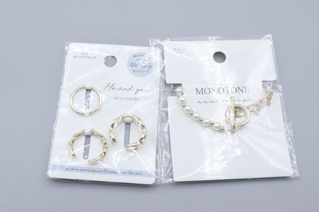 セリア リング カジュアル ブレスレット チェーン パッケージ