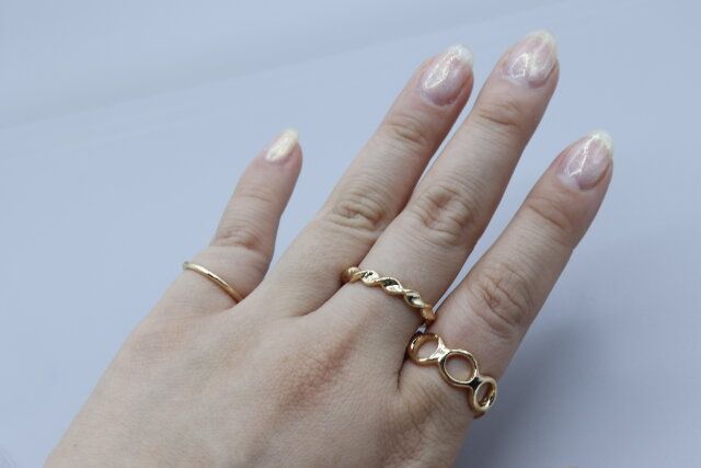 セリア リング カジュアル デザイン