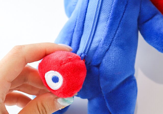 ミャクミャク ぬいぐるみポーチ バックファスナー