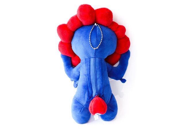 ミャクミャク ぬいぐるみポーチ 背面