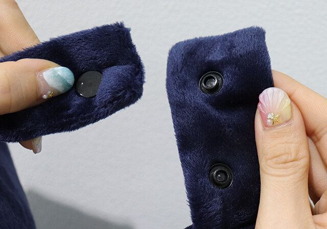 ダイソー とってもフィットするネックピロー ボタン