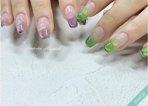 Private salon Ake nailが投稿したネイルデザイン [photoid:I0126359] via Itnail Design (736180)
