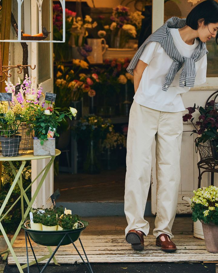 王道に、シンプルに着こなしたい白Tコーデ【ベーシック派のTシャツ図鑑】