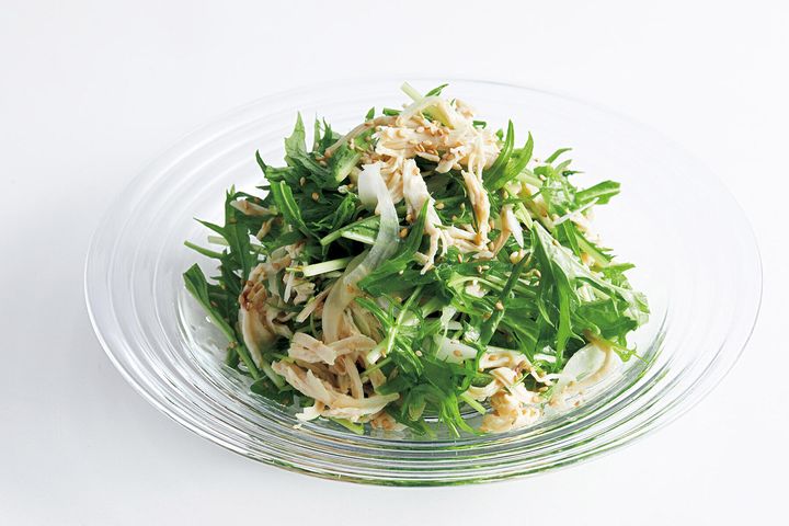 手づくりサラダチキンを使った“チキンサラダ”