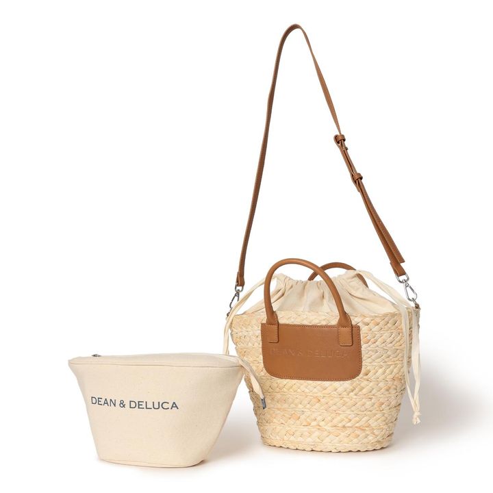 画像: 【DEAN & DELUCA × BEAMS COUTURE】「保冷かごバッグ 大」［高さ28cm×幅46cm（底25cm）×奥行き16cm）¥16,500（税込）、「保冷かごバッグ 小」［高さ22cm×幅36cm（底21cm）×奥行き12cm］¥14,300（税込）