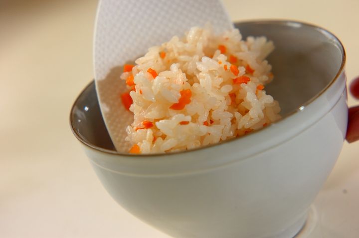 ニンジンご飯の作り方2